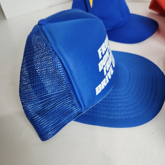 Vintage Mesh Snapback Caps Truckers Hats Lot of 4 TEXACO HAVOLINE RACING NAPA - Picture 12 of 14